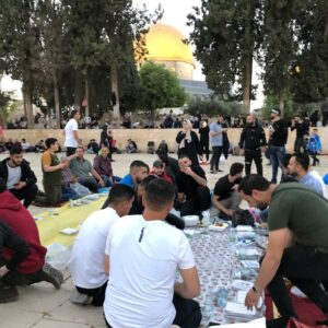 Host an Iftar at Masjid Al-Aqsa.