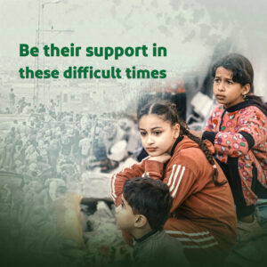 Be Their Support | Securing Urgent Needs for Displaced in Gaza